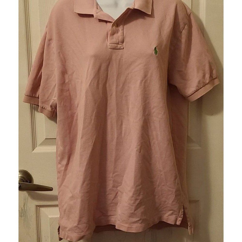 Ralph Lauren Pink Polo Shirt Size Large